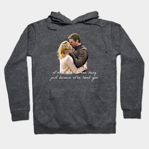 Olicity Wedding Vows - I'm A Better Human Being Just Because I've Loved You Hoodie by FangirlFuel